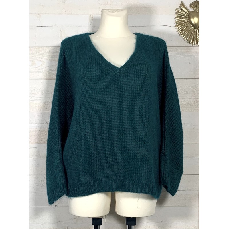 Pull EDEN bleu/vert