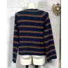 Pull rayé NINO camel