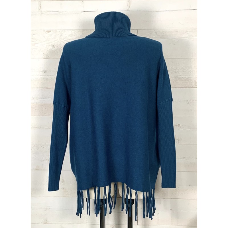 Pull FRANGINE bleu canard