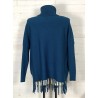 Pull FRANGINE bleu canard