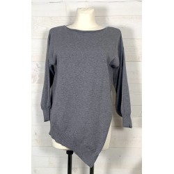 Pull ZIGZAG gris