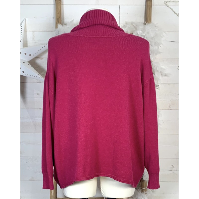 Pull PLANET framboise