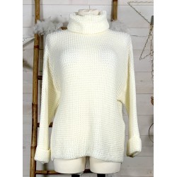Pull WOMAN écru