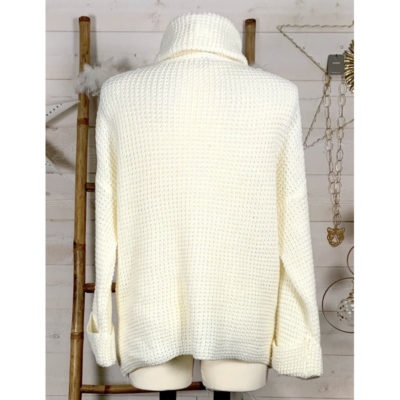 Pull WOMAN écru