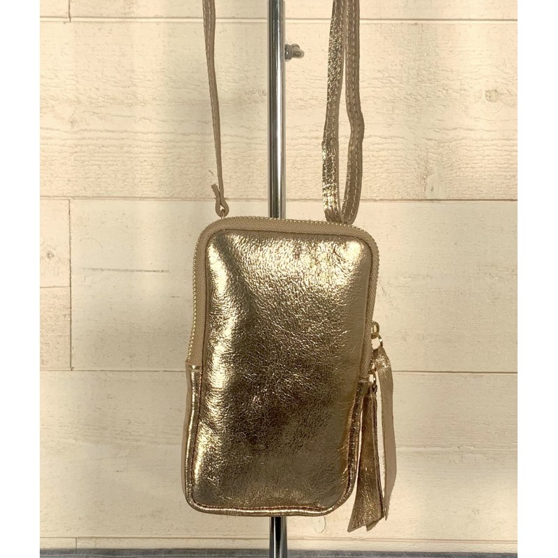 Sac pochette STAR bronze