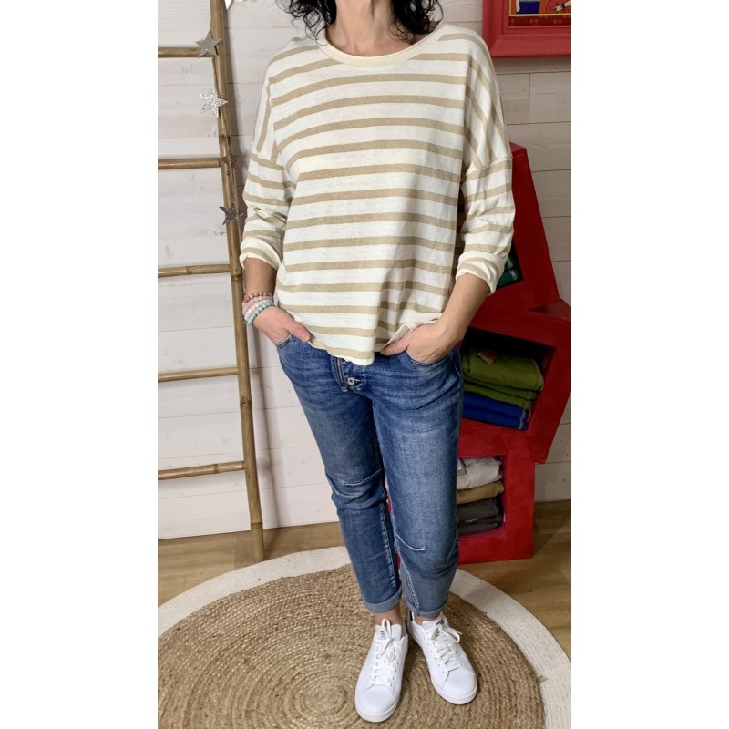 Pull OLA beige