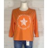 Tee shirt REALITY orange