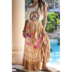 Jupe SYLVIA beige