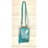 Sac pochette STAR turquoise