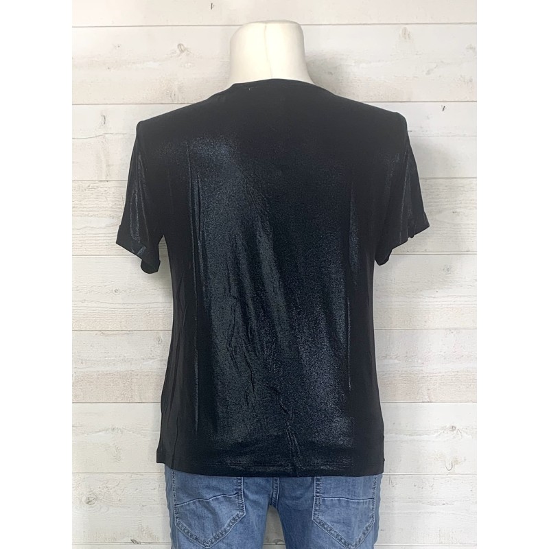 Tee shirt Lurex noir