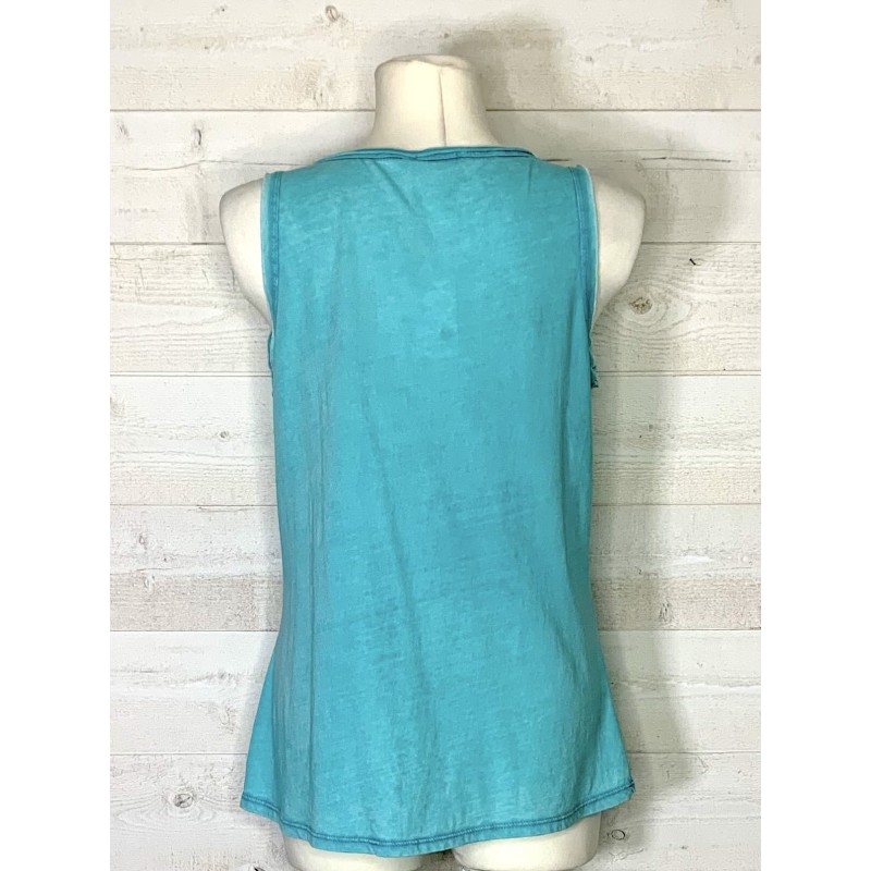 Top TRUCMUCHE turquoise