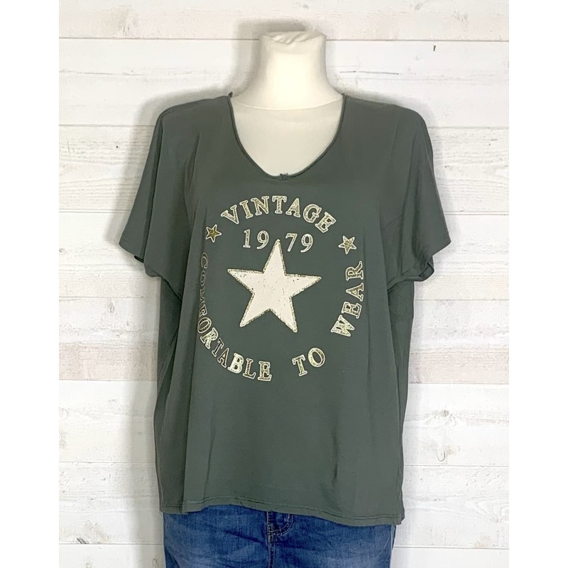 Tee shirt 79 kaki