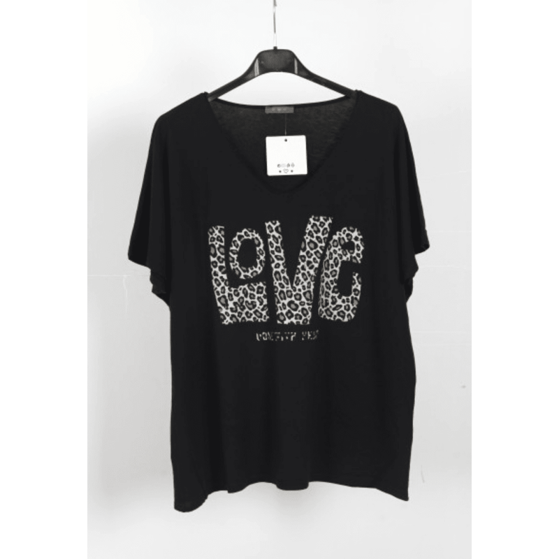 Tee shirt BIANCA noir