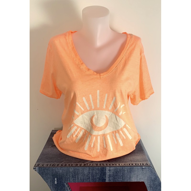 Tee shirt CARLA orange