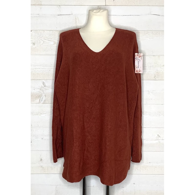 Pull LAURA rouille
