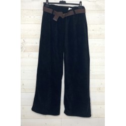 Pantalon VELOURS noir