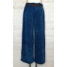 Pantalon VELOURS bleu