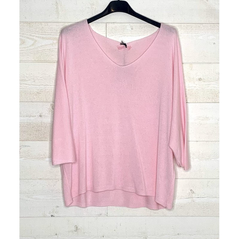 Pull Jojo rose pâle