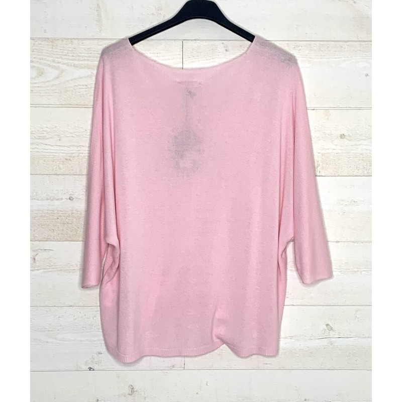Pull Jojo rose pâle