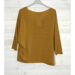 Pull Jojo jaune orangé