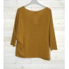 Pull Jojo jaune orangé