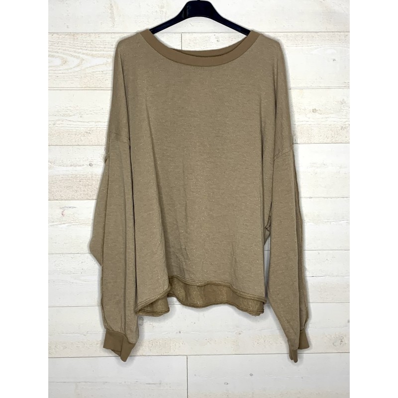 Sweat PEPITA camel