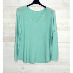 Pull WAVE turquoise