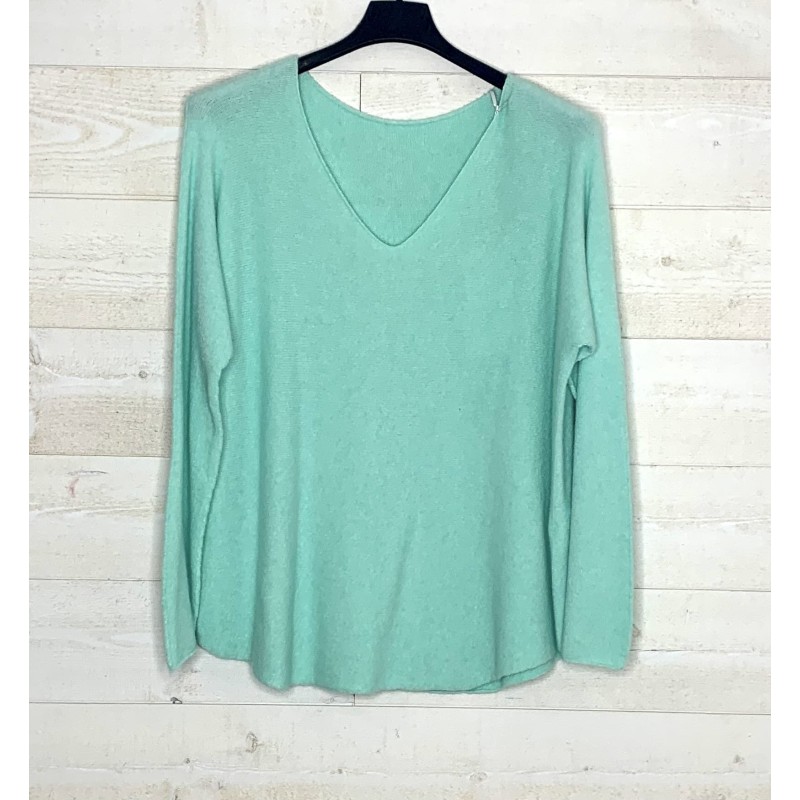 Pull WAVE turquoise
