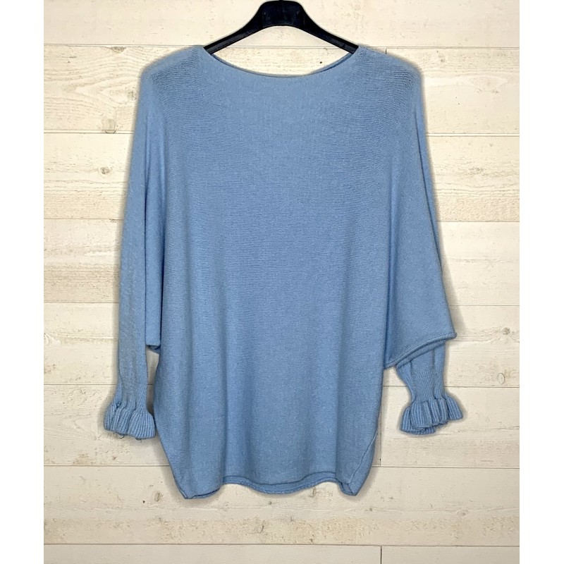 pull COUTURE bleu