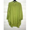 Chemise COLOR verte