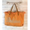 Sac cabas en coton orange