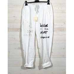 Pantalon WILD blanc