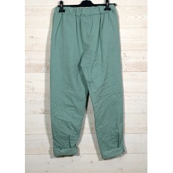 Pantalon WILD vert céladon