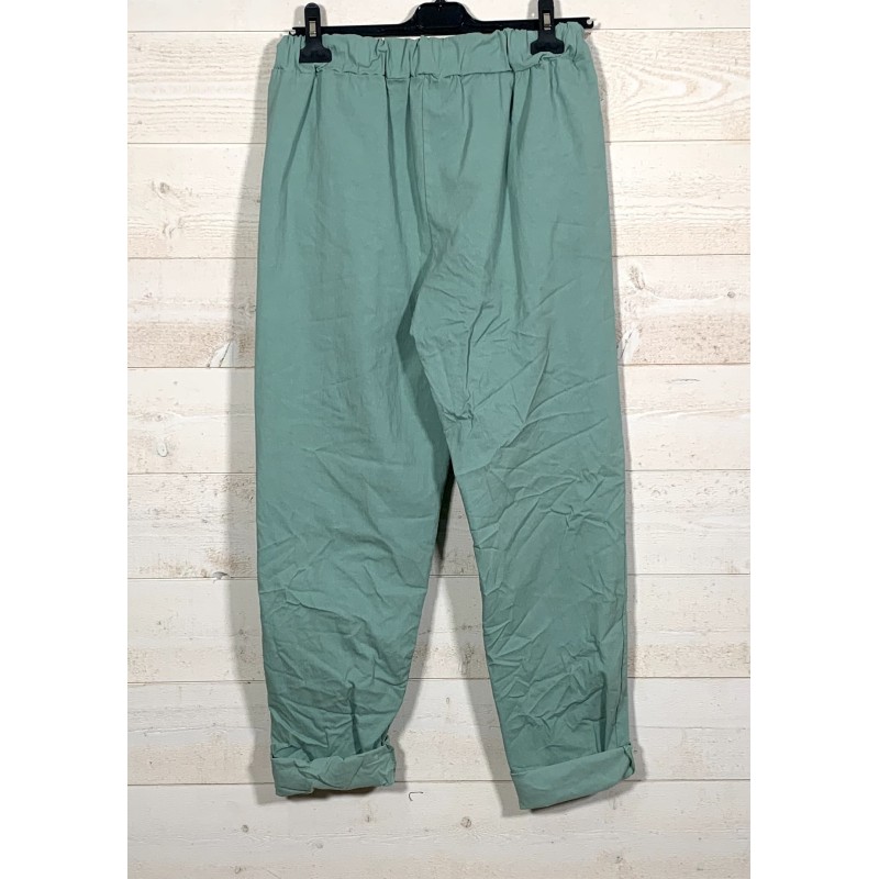 Pantalon WILD vert céladon