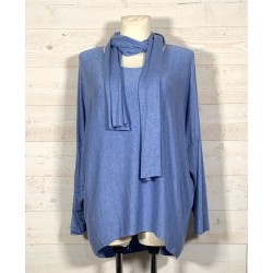 Pull COLOR bleu