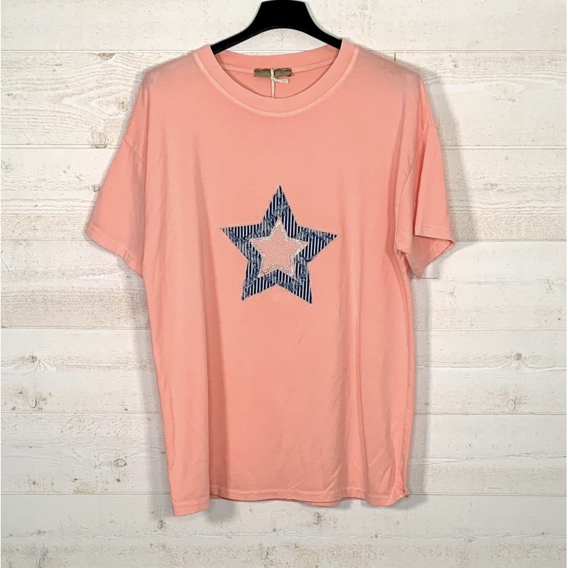 Teeshirt STELLA abricot