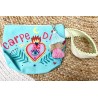 Pochette turquoise