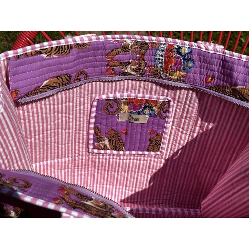 Sac PEINTURE violet