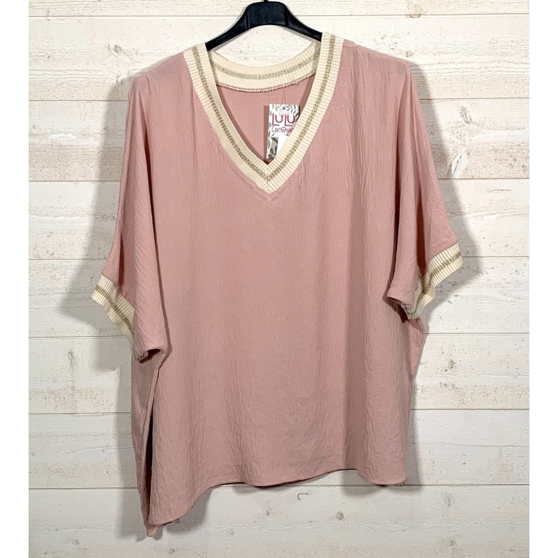 Teeshirt OVER rose