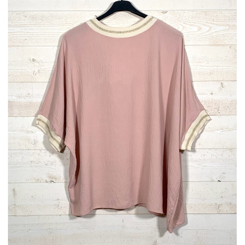 Teeshirt OVER rose