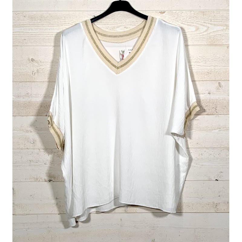 Teeshirt OVER blanc