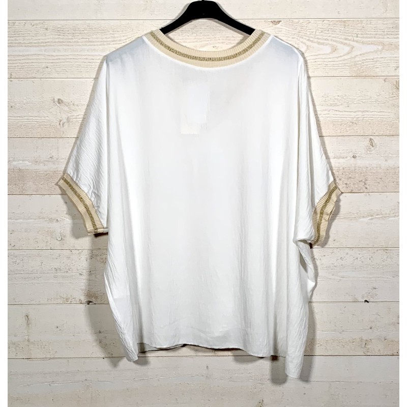 Teeshirt OVER blanc