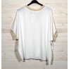 Teeshirt OVER blanc