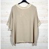 Teeshirt OVER beige