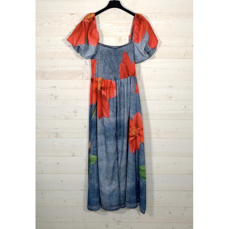 Robe MALAGA bleu