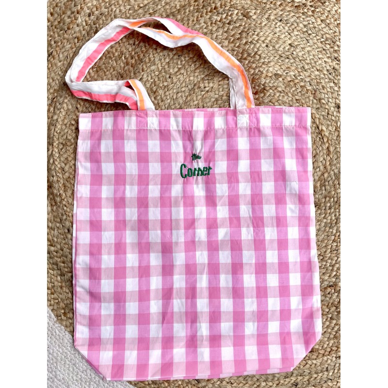 Tot bag vichy rose