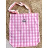 Tot bag vichy rose