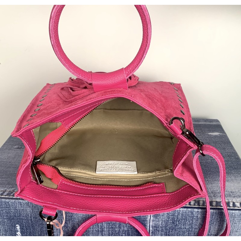 Sac cuir Frange