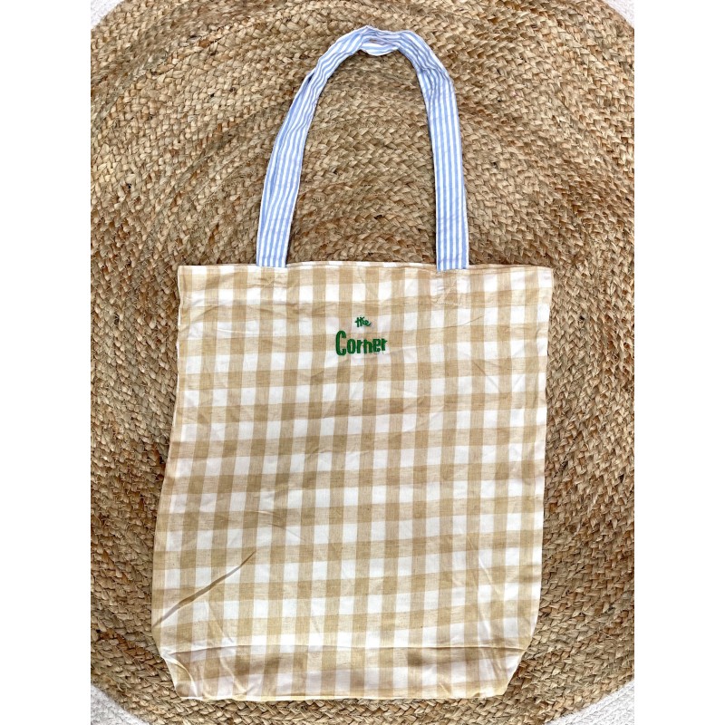 Tot bag vichy beige