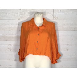 Veste PEPITA orange